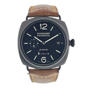 Panerai Radiomir  Ceramica Black Dial 45mm Manual Wind Men's Watch PAM00384