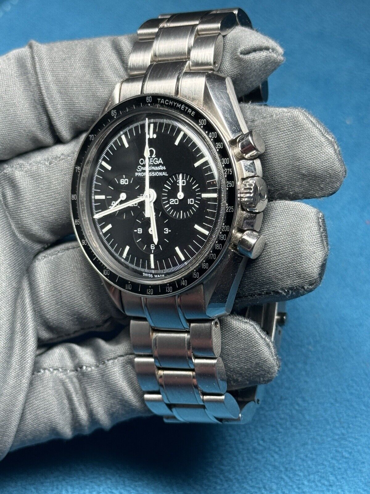 Omega Speedmaster Moonwatch 42mm Hesalite Mens Watch 3570.50