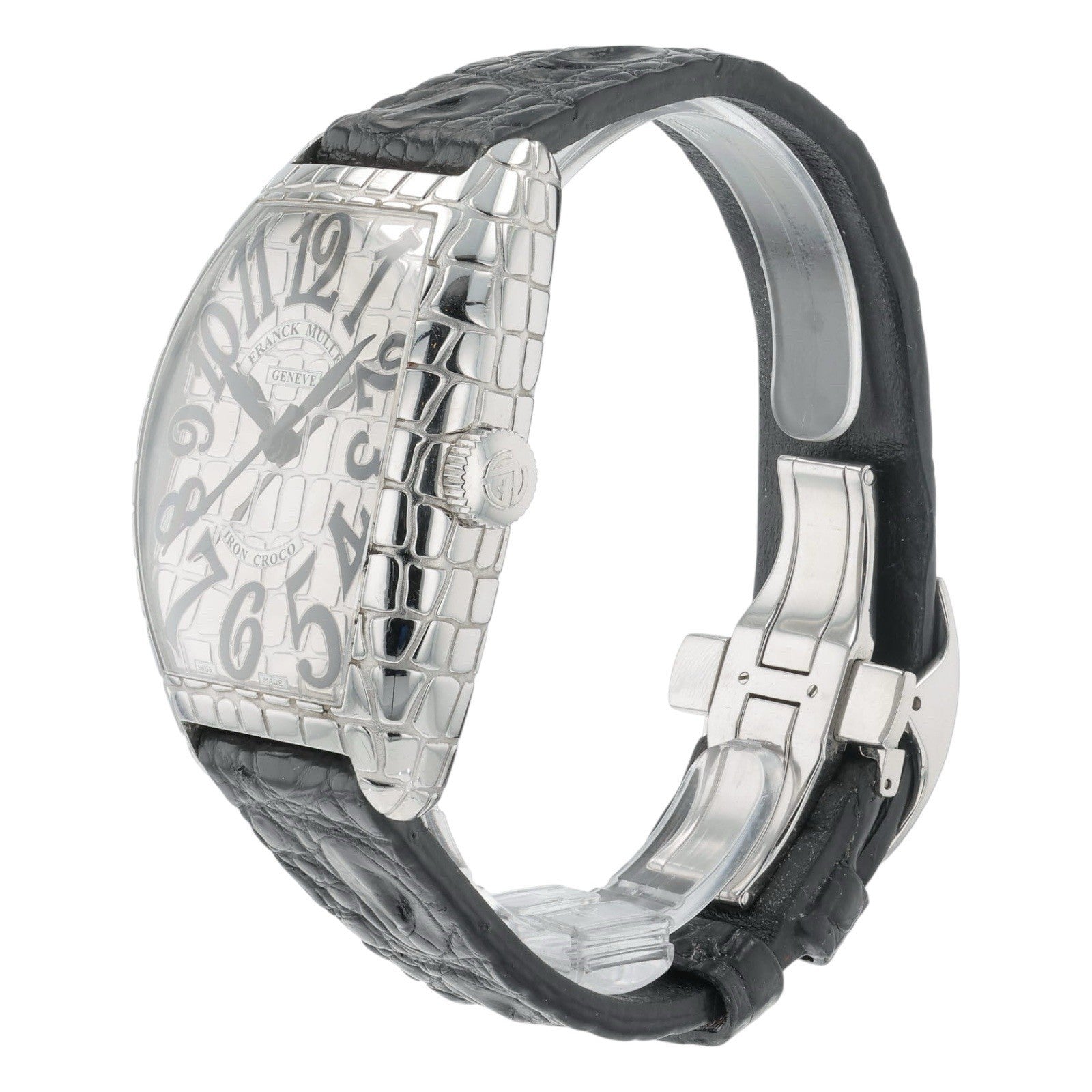 Franck Muller Cintree Curvex Steel Silver Dial 40x56mm Automatic Men’s 8880 SC