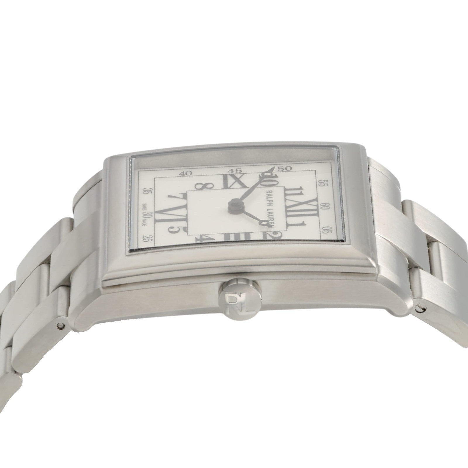 NEW Ralph Lauren 867 White Dial Stainless Steel 35mm Automatic Men's Watch