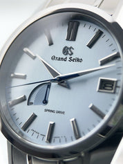 Grand Seiko Heritage Stainless Steel Blue Dial 40mm Automatic Mens Watch SBGA471