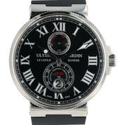 Ulysse Nardin Marine Stainless Steel Black Dial 43mm Automatic Mens Watch 263-67