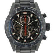 Tag Heuer Carrera Calibre Black Dial Ceramic 43mm Automatic Men's Watch CAR2090