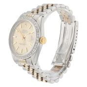 Rolex Datejust Steel & Gold Champagne Dial 36mm Automatic Mens Watch 1601