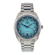 Omega Seamaster Steel Turquoise Dial 38mm Automatic Men's 220.10.38.20.03.005