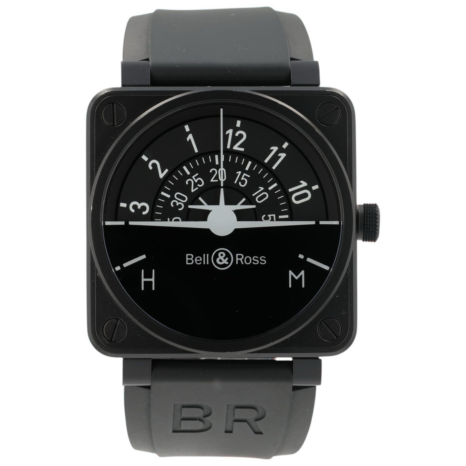 Bell & Ross Turn Coordinator Black Dial Steel 46mm Automatic Men’s BR01-92-STC