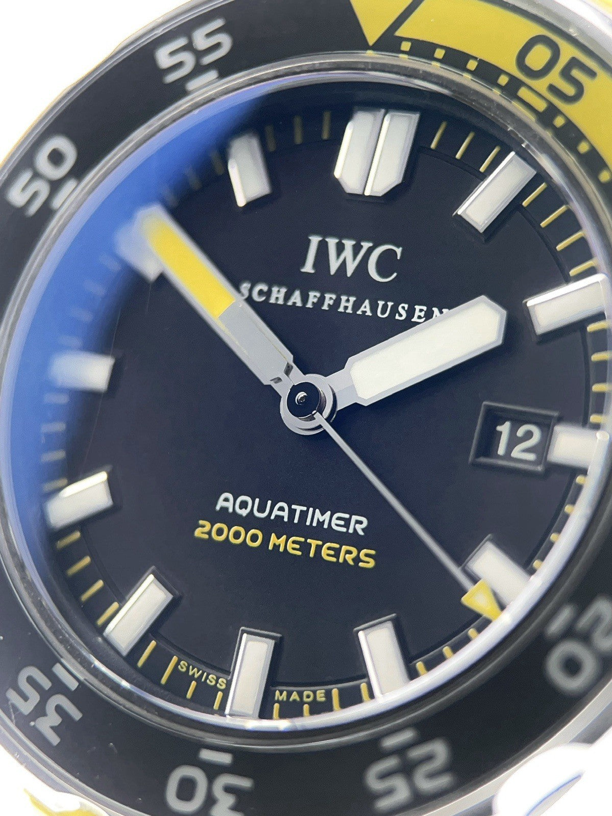 IWC Aquatimer Stainless Steel Black Dial 44mm Automatic Men’s Watch IW356810