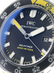 IWC Aquatimer Stainless Steel Black Dial 44mm Automatic Men’s Watch IW356810