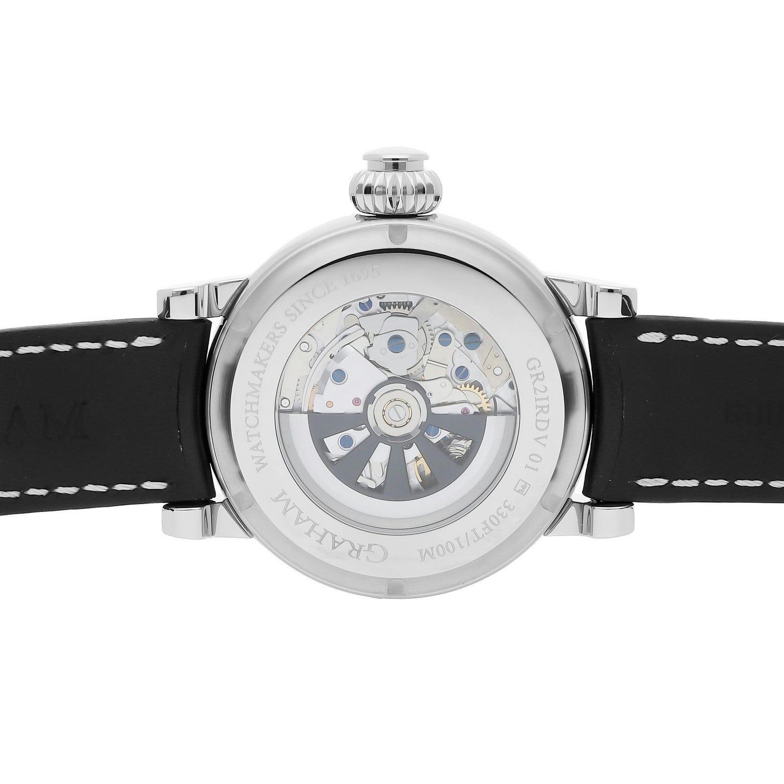 Graham Fortress Left Hand Limited Edition Steel Auto 47mm Watch 2FOAS.B01A.L127B