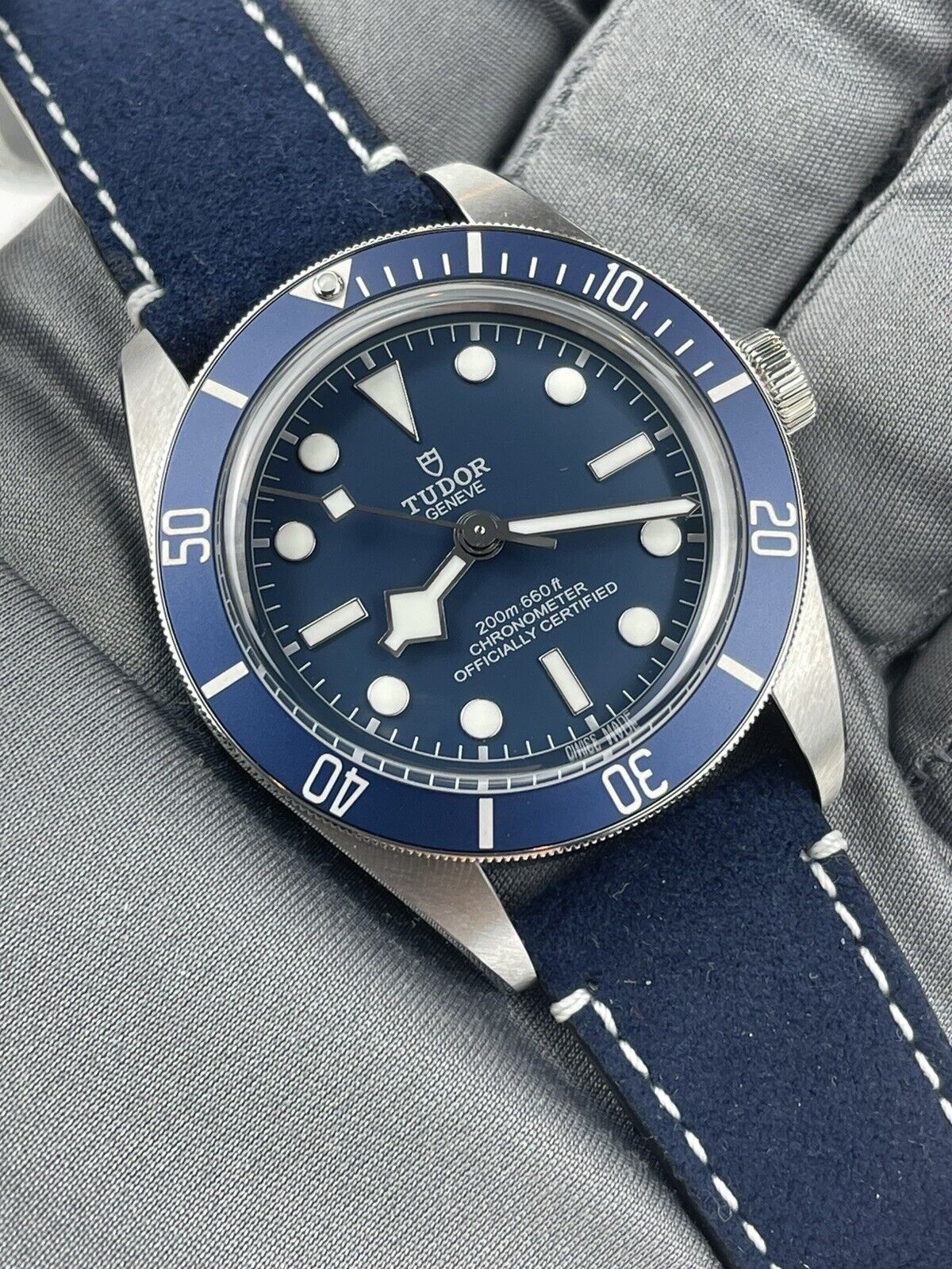 NEW Tudor Black Bay Fifty-Eight Automatic 39MM Steel Blue Dial & Strap M79030B