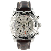 Breitling Chronomat Silver Dial Stainless Steel 47mm Automatic Movement AB0410