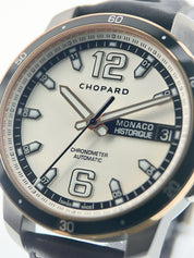 Chopard Grand Prix Titanium 18k Rose Gold Grey Dial 44mm Auto Watch 168568-9001
