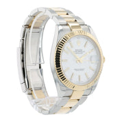Rolex Datejust White Dial Gold & Steel 41mm Automatic Men’s Watch 126333
