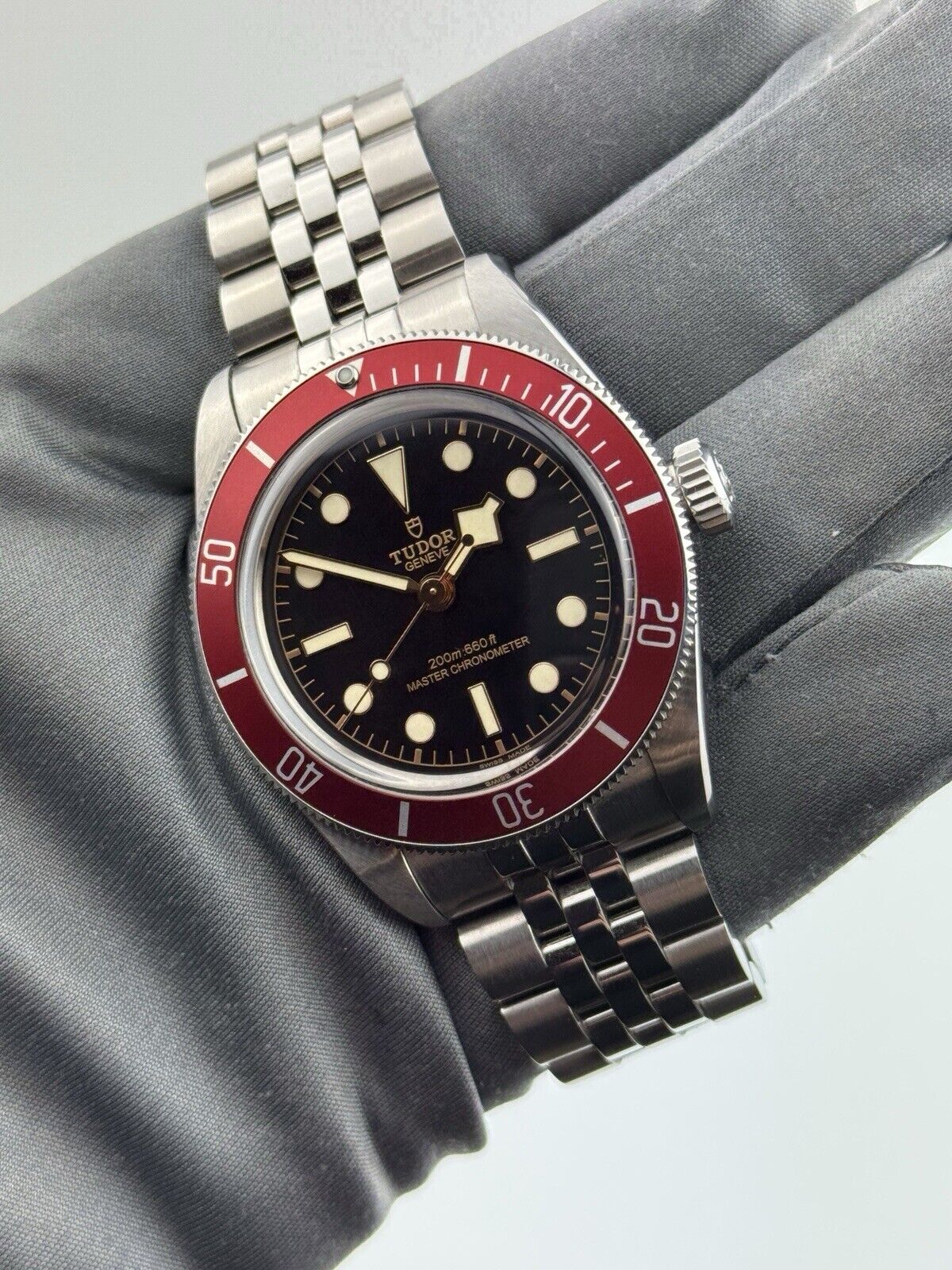 Tudor Black Bay Men's Red Bezel Black Dial 41mm Automatic Watch 7941A1A0RU