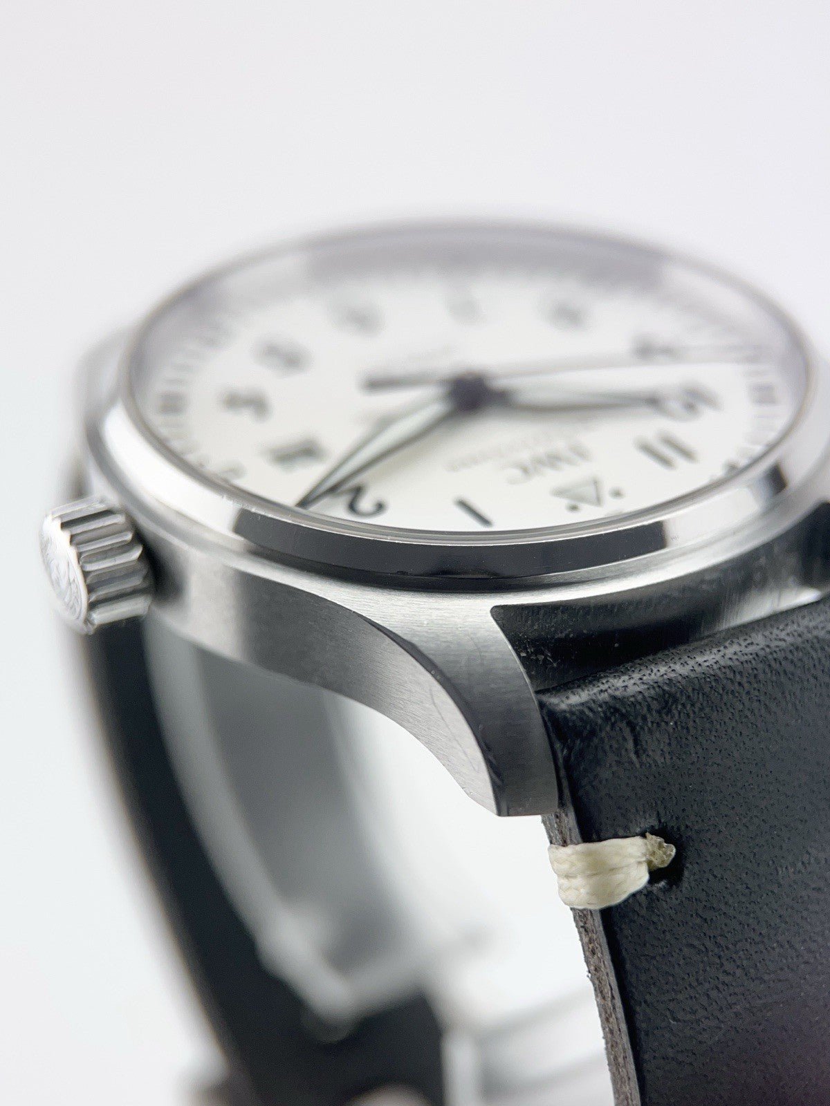 IWC Pilot Mark XX Stainless Steel White Dial 40mm Automatic Mens Watch IW328208