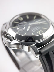Panerai Luminor Stainless Steel Black Dial 44mm Automatic Men's Watch PAM00090