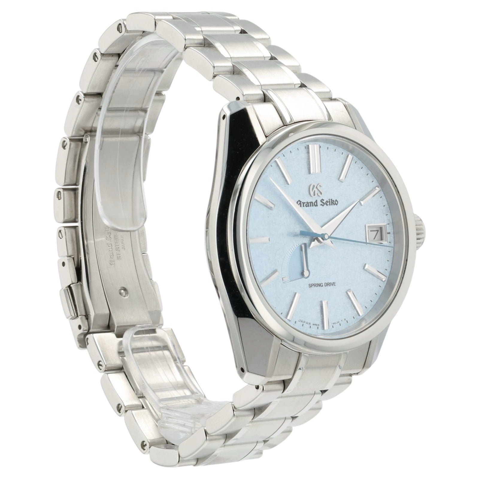 Grand Seiko Heritage Blue Dial Stainless Steel 40mm Automatic Mens Watch SBGA387