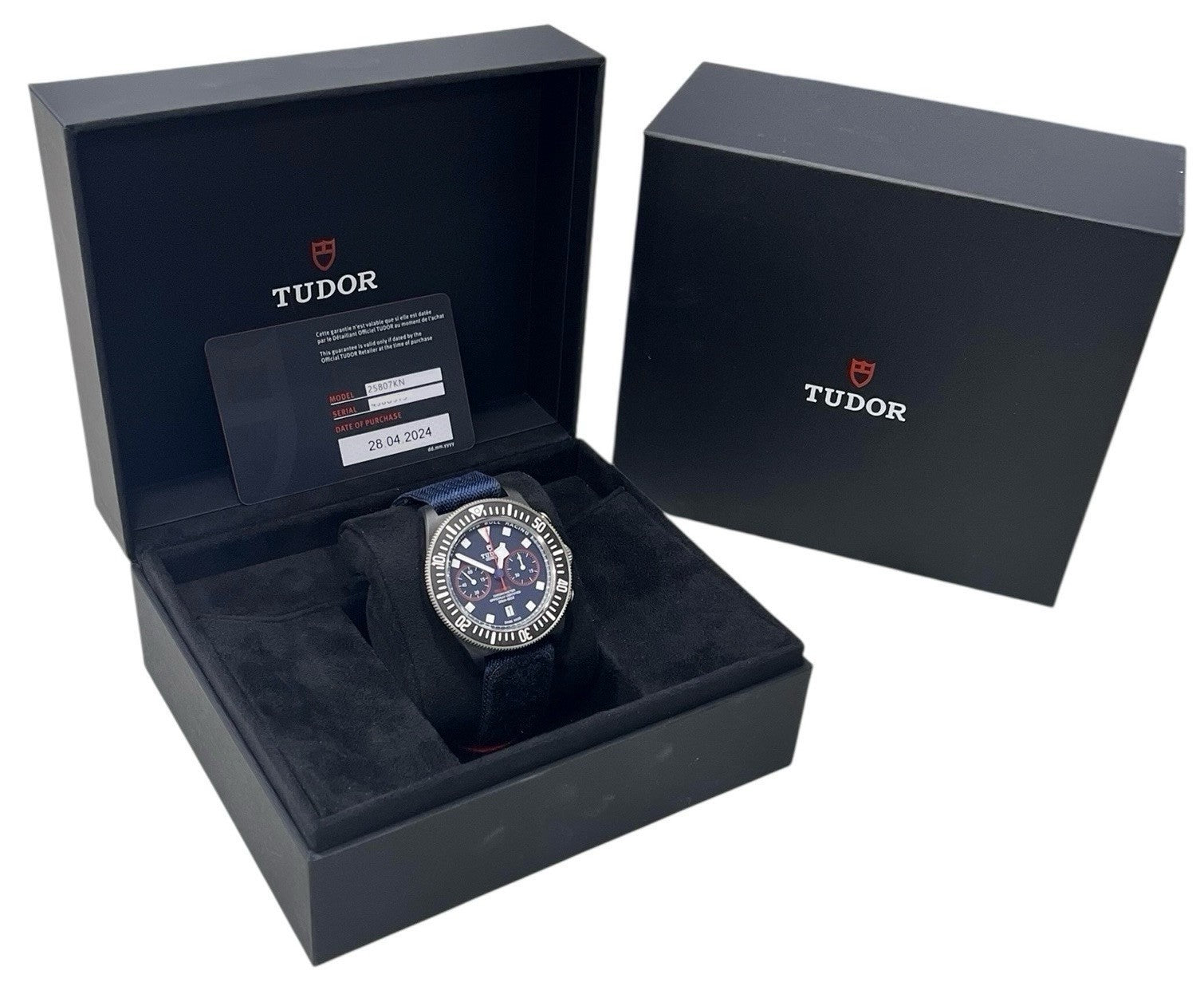 2024 Tudor Pelagos FXD Chrono Alinghi Red Bull 25807KN Blue Men's Watch Full Set