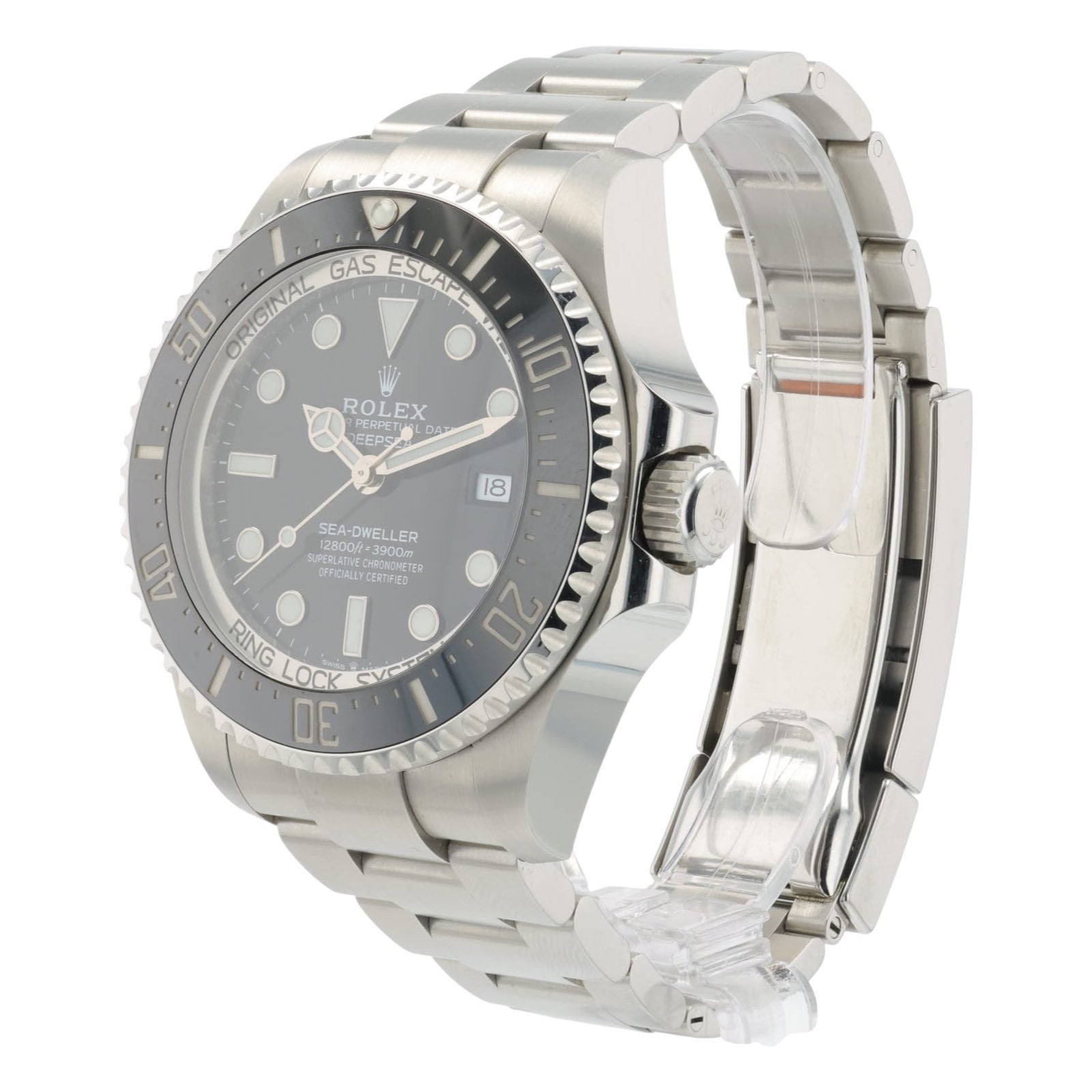Rolex Sea Dweller Deepsea Stainless Steel Black Dial 44mm Automatic Mens 126660