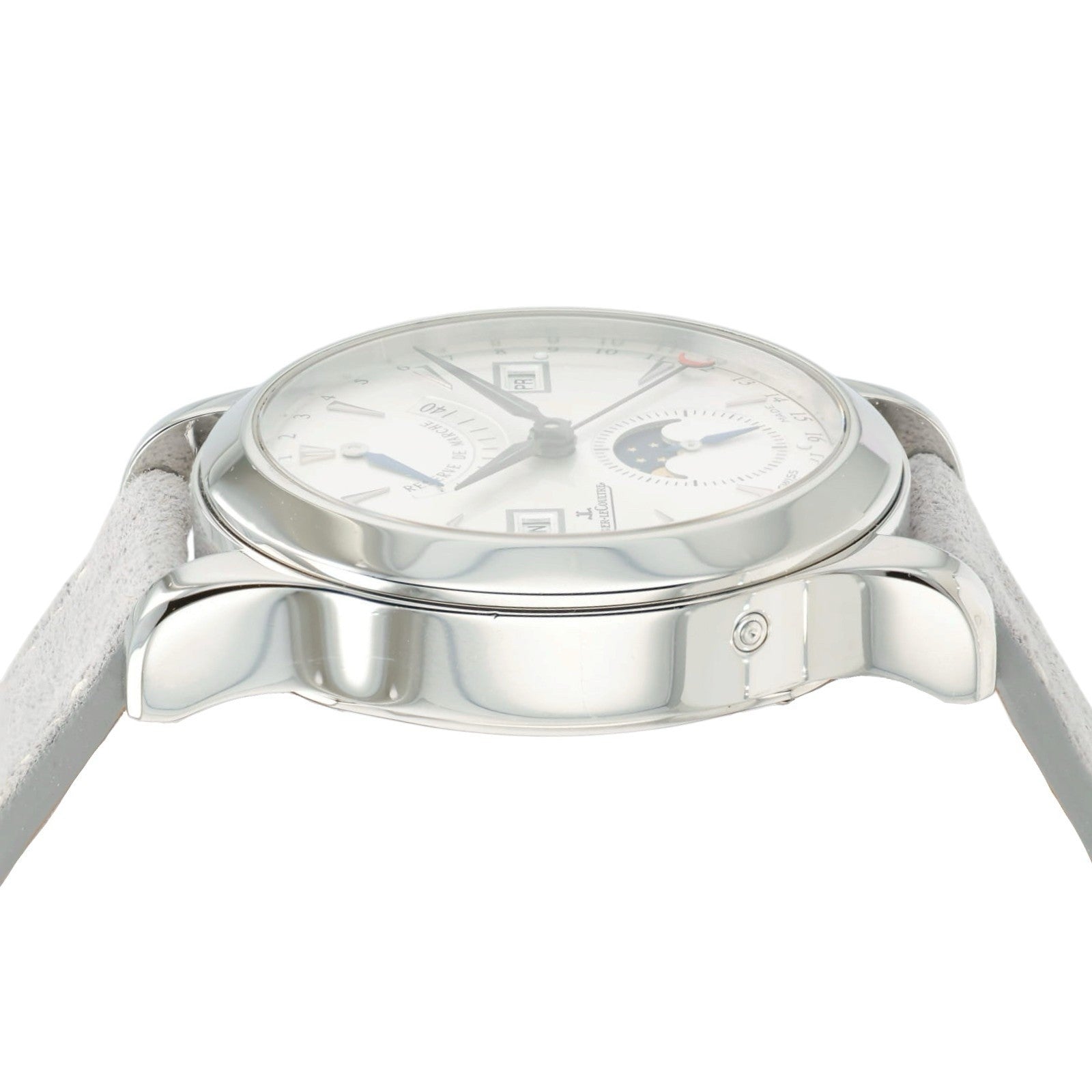 Jaeger LeCoultre Master Calendar Steel Mens 40mm Automatic Watch Q151842A