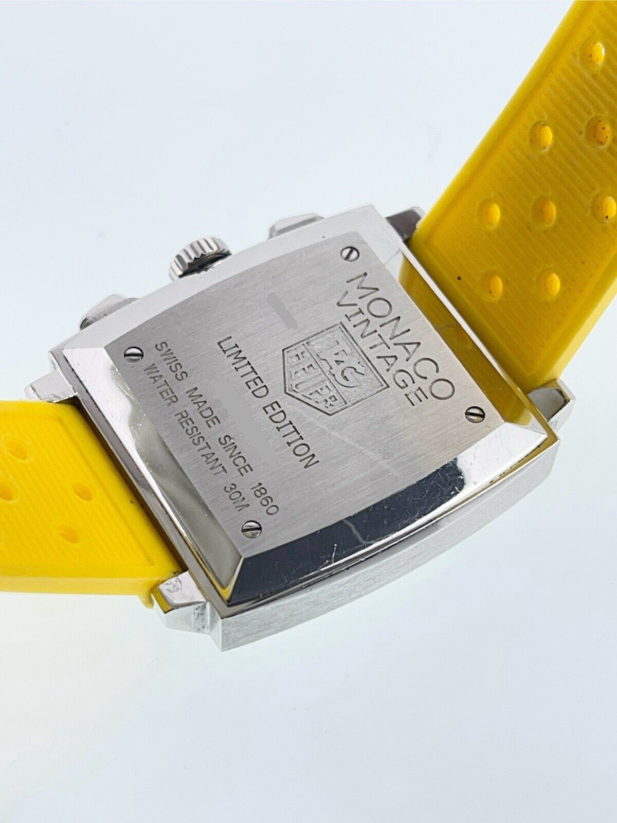 Tag Heuer Monaco Stainless Steel White Dial 38mm Automatic Men's