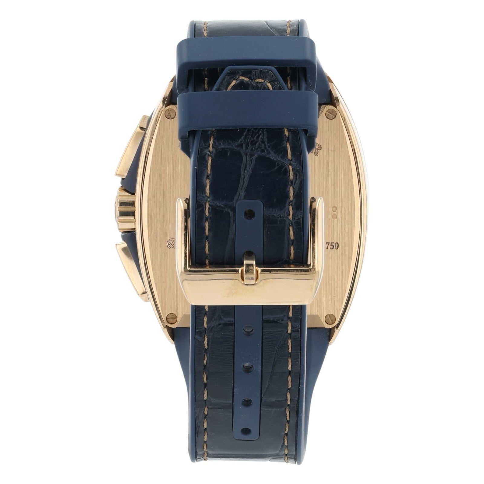 Franck Muller Vanguard Yachting 18k Rose Gold Blue Dial 45mm Automatic Watch