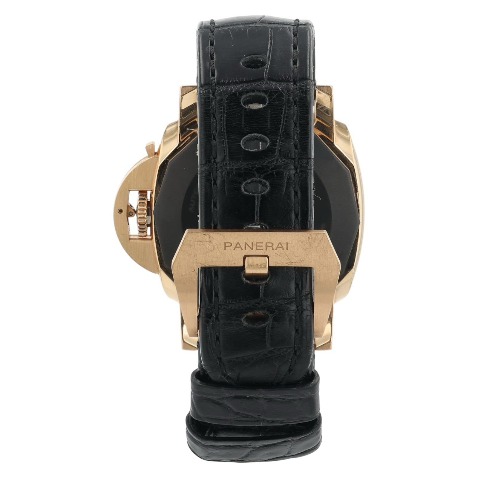 Panerai Submersible 18k Rose Gold Black Dial 42mm Automatic Mens Watch PAM01164