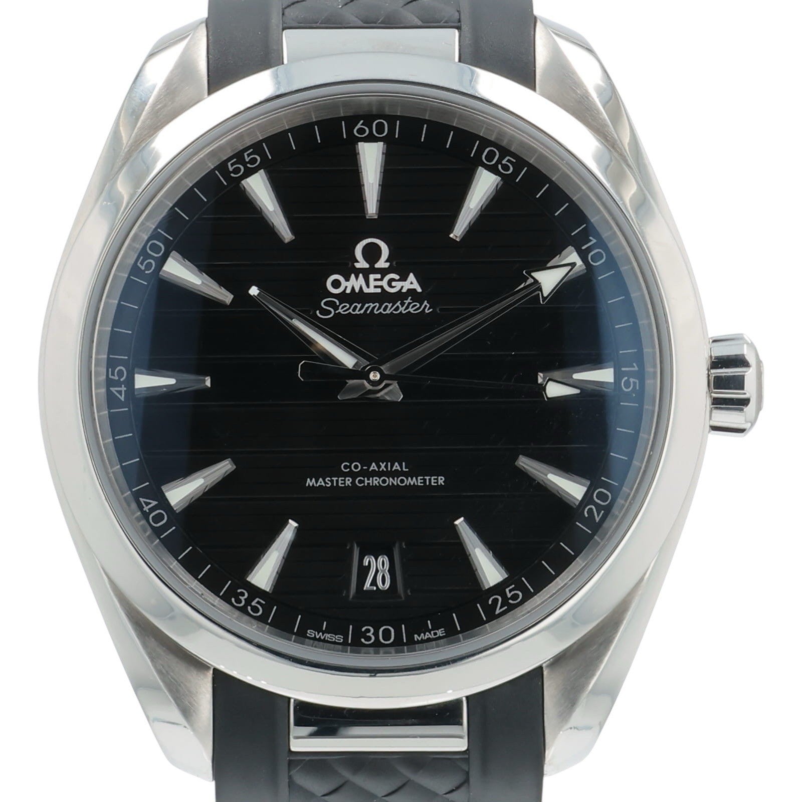 Omega Seamaster Steel Black Dial 41mm Automatic Mens Watch 220.12.41.21.01.001