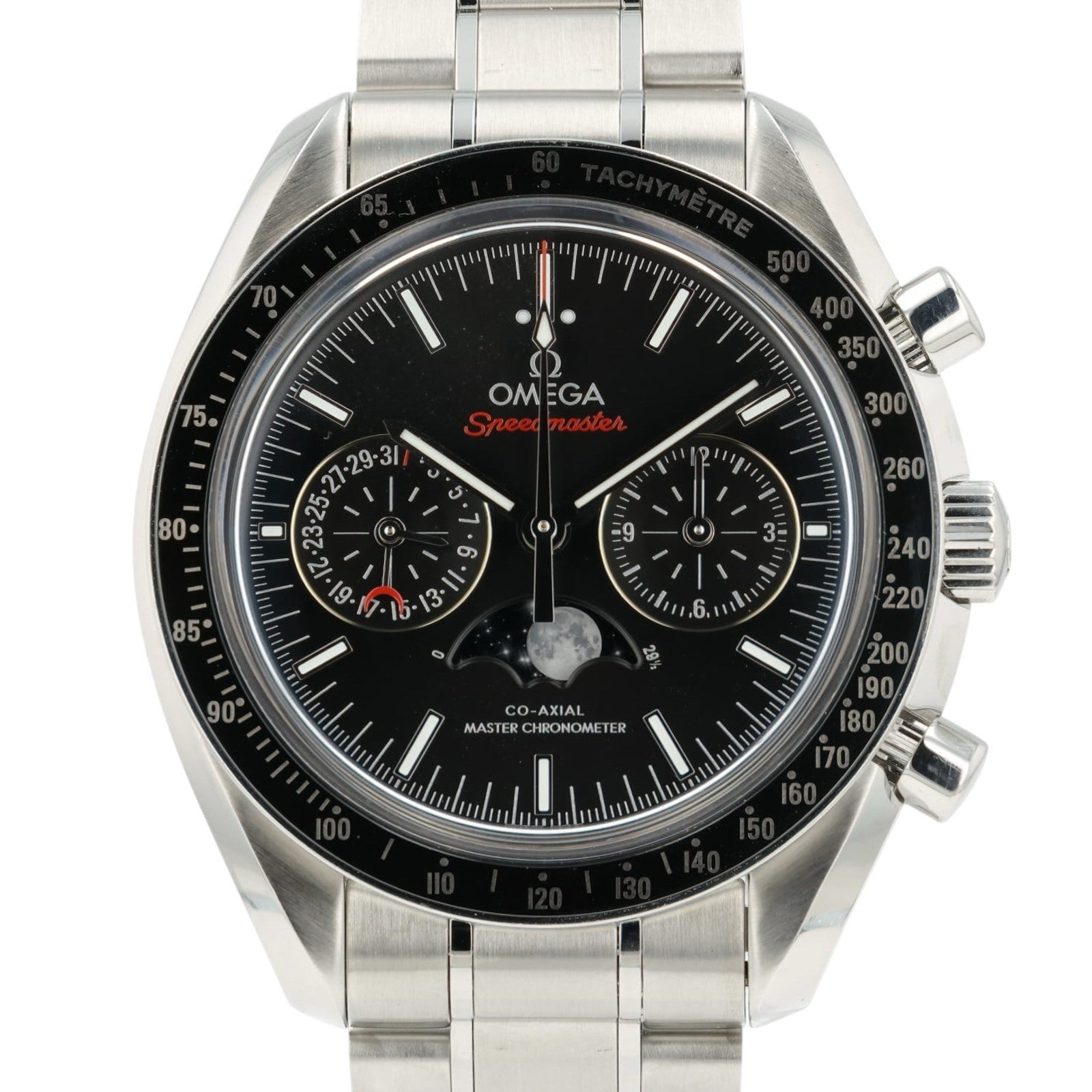 Omega Speedmaster Moonphase Black Dial Steel 44mm Automatic 304.30.44.52.01.001