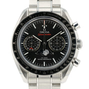Omega Speedmaster Moonphase Black Dial Steel 44mm Automatic 304.30.44.52.01.001