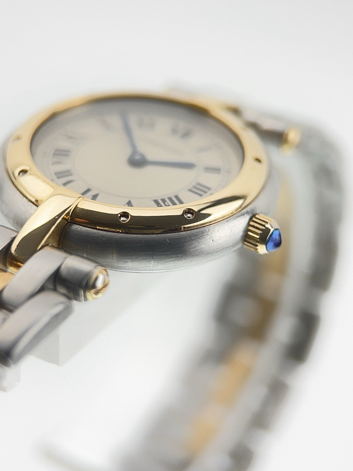 Cartier Panthere Vendome Gold & Steel Silver Dial 23.5mm Quartz Womens 1057920