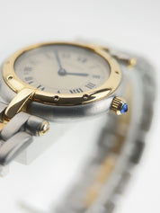 Cartier Panthere Vendome Gold & Steel Silver Dial 23.5mm Quartz Womens 1057920
