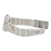 Rolex Air King Dominos Silver Dial Steel 34mm Automatic Unisex Watch 114200