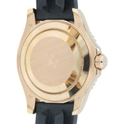 Rolex Yacht-Master Oysterflex Black Dial 18k Rose Gold 40mm Auto Men’s 116655