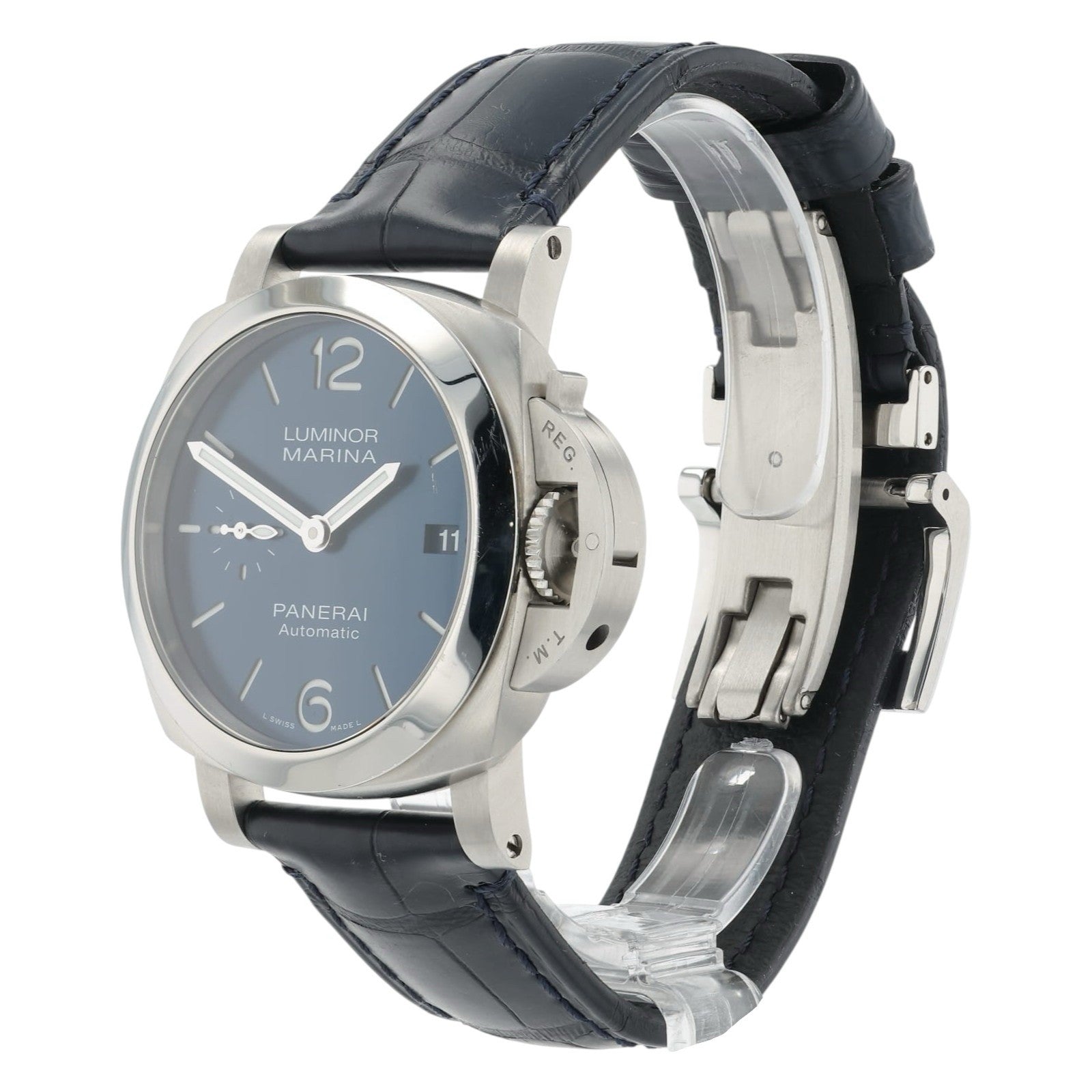Panerai Luminor Blue Dial Stainless Steel 40mm Automatic Men’s Watch PAM01370
