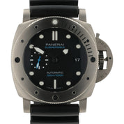 Panerai Submersible Black Dial Titanium 47mm Automatic Men’s Watch PAM01305