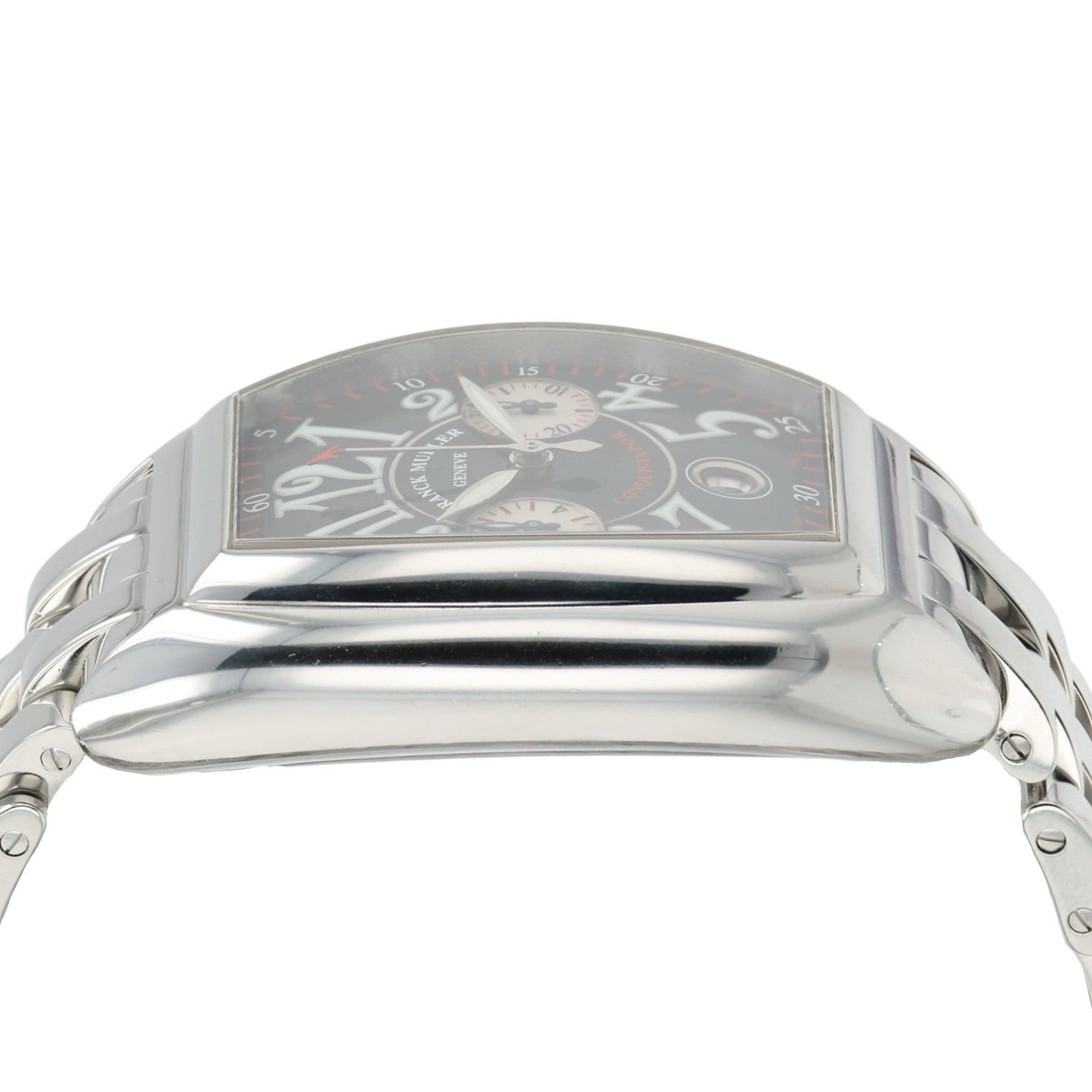 Franck Muller Conquistador Black Dial Steel 35mm Automatic Men’s Watch 8005 CC