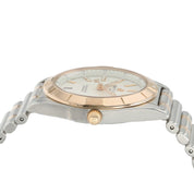 Breitling Chronomat White Dial 18k Rose Gold & Steel 32mm Quartz Womens U77310