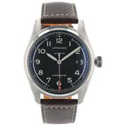 Longines Spirit Stainless Steel Black Dial 42mm Automatic Mens Watch L38114530