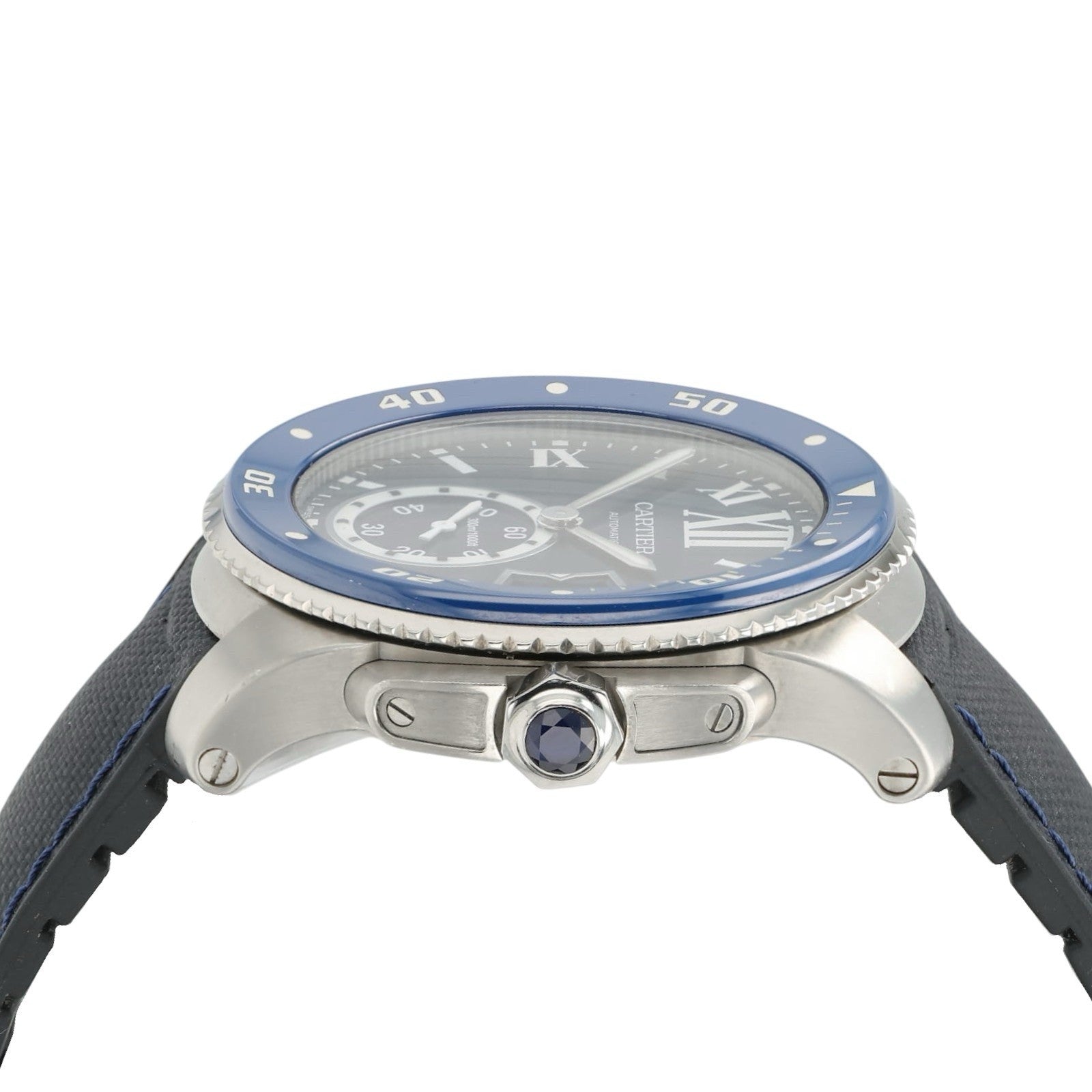Cartier Calibre Driver Blue Dial Stainless Steel 42mm Automatic Men’s WSCA0010