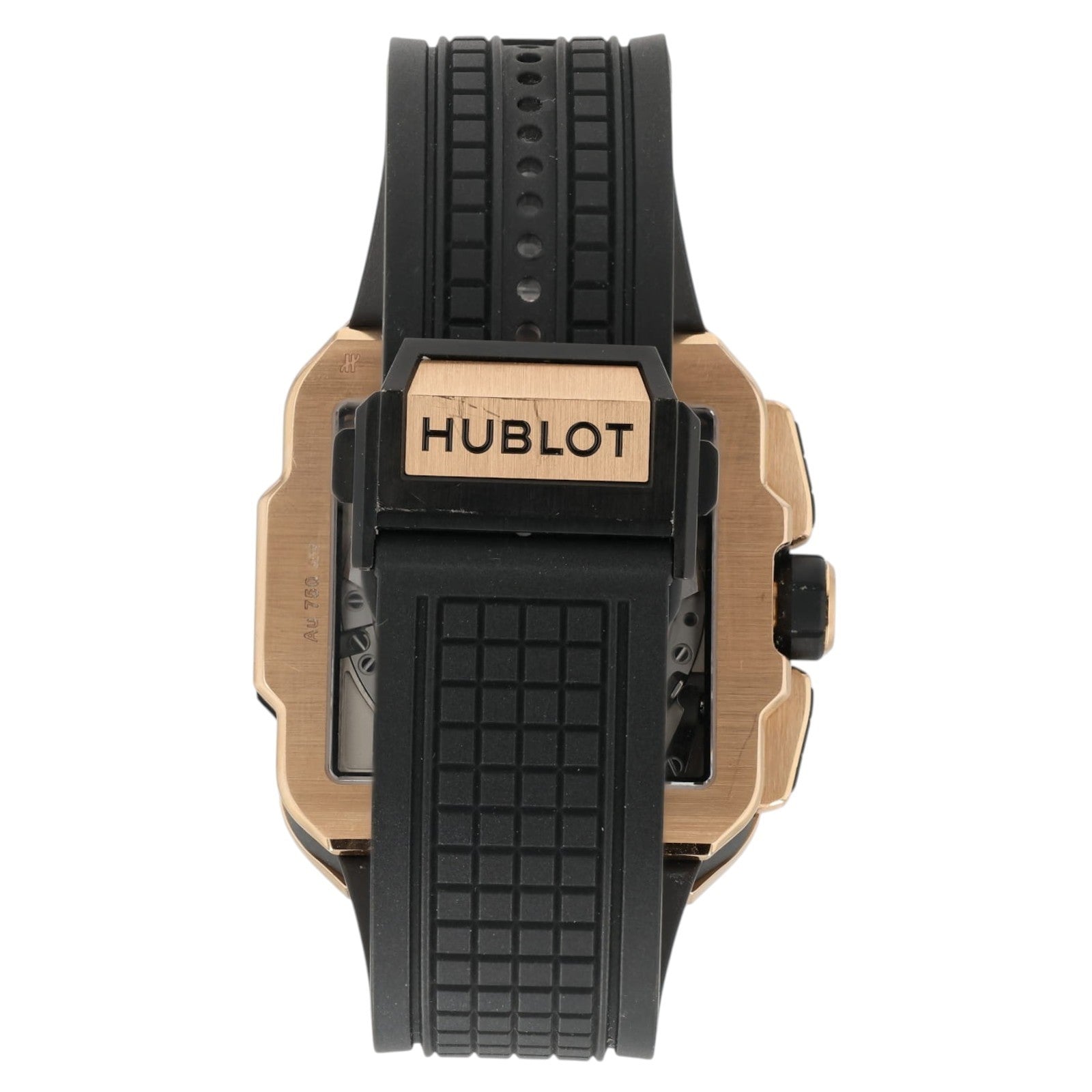 Hublot Square Big Bang Skeleton Dial 18k Rose Gold 42mm Automatic 821.OM.0180.RX