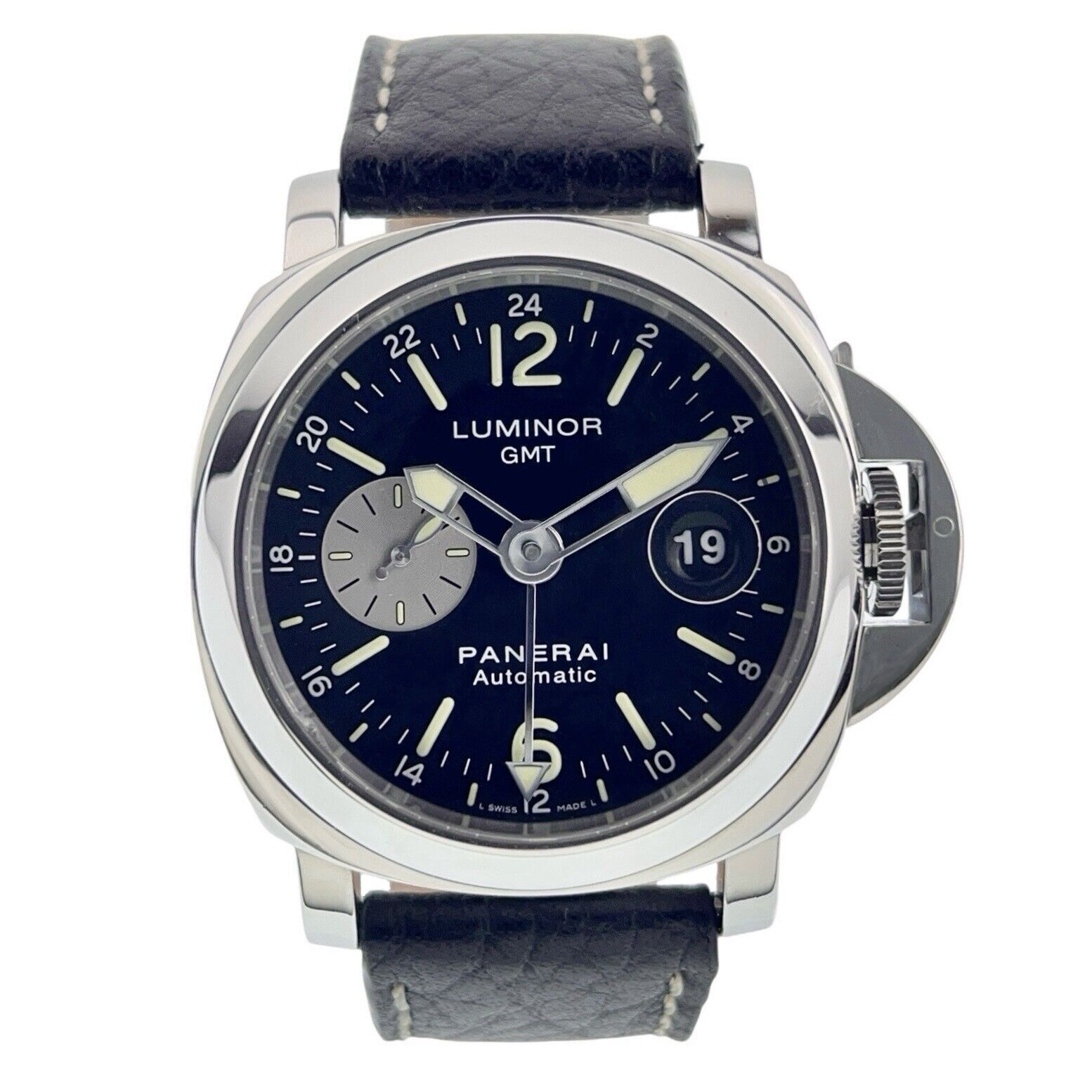 Panerai Luminor GMT Stainless Steel Black Dial 44mm Automatic Men’s PAM00088