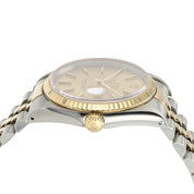 Rolex Datejust Champagne Dial 18K Yellow Gold and Steel 36mm Automatic 16233