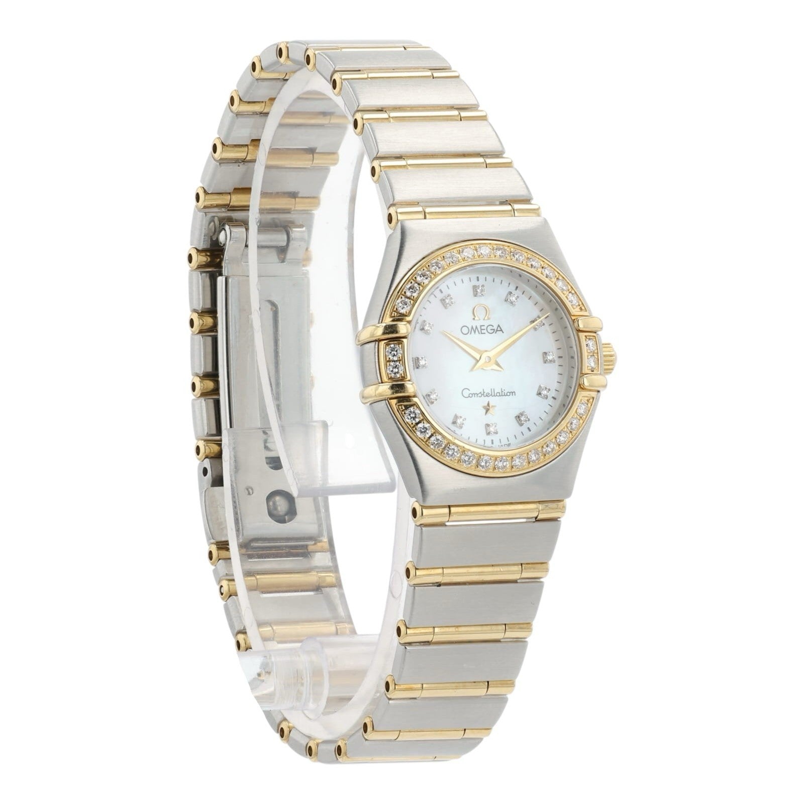 Omega Constellation MOP Dial Gold & Steel 23mm Quartz Women’s Watch 1267.75.00