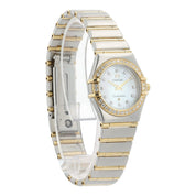 Omega Constellation MOP Dial Gold & Steel 23mm Quartz Women’s Watch 1267.75.00