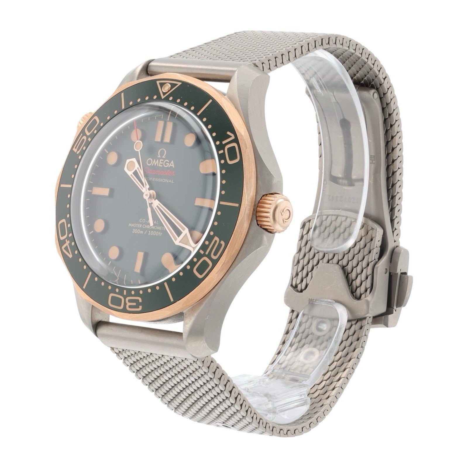 Omega Seamaster Diver Titanium Green Dial 42mm Automatic 210.90.42.20.10.001