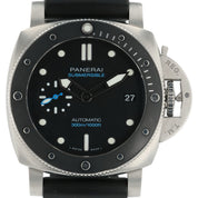Panerai Submersible Stainless Steel Black Dial 42mm Automatic Mens PAM00683
