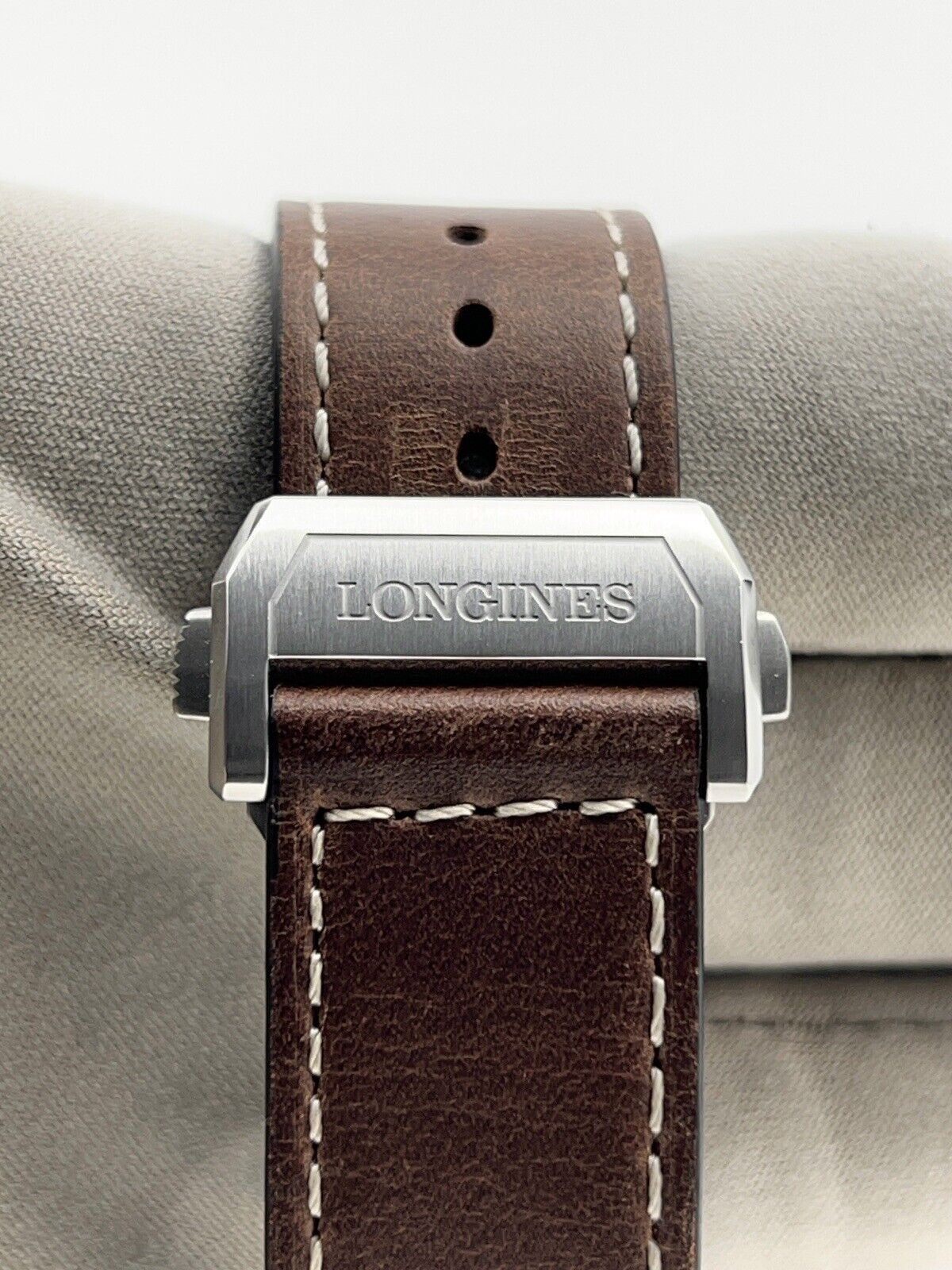 Longines Spirit Zulu Time 42mm Automatic Black Dial Men’s Watch Box And Papers