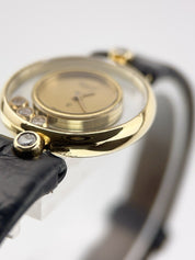 Chopard Happy Diamonds 18k Yellow Gold 21mm Quartz Women's Watch G3929