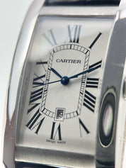 Cartier Tank Americaine 18k White Gold 27mm Automatic Men’s Watch W2603256